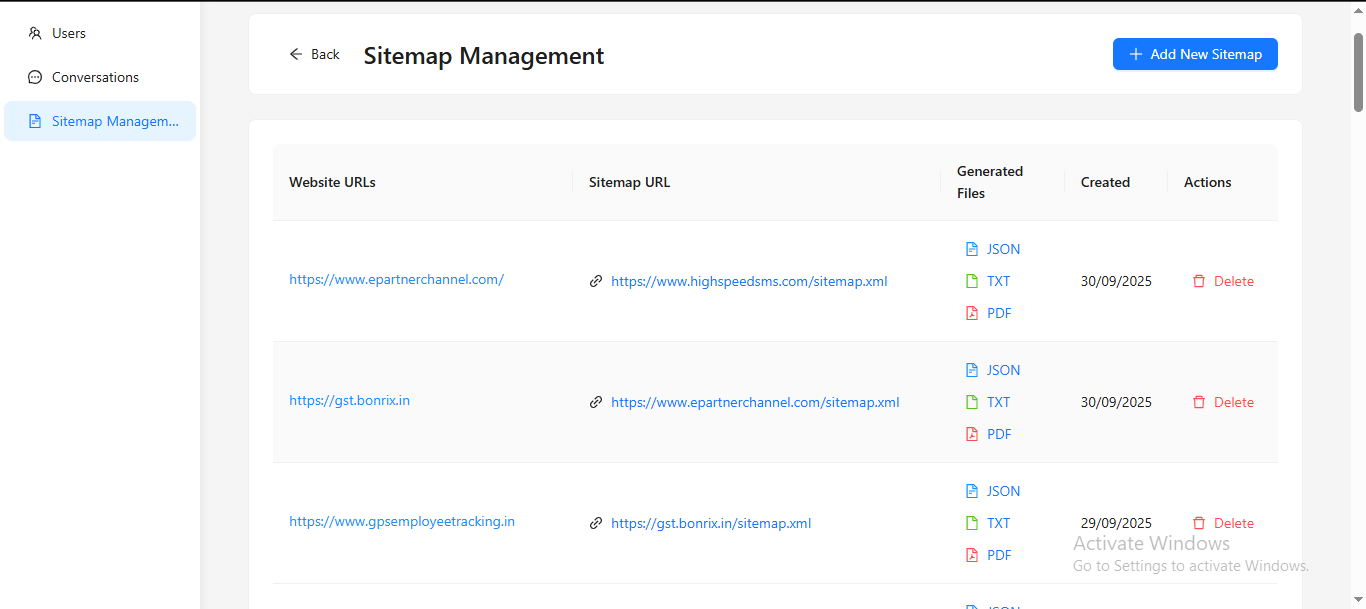 Dashboard Screenshot 5