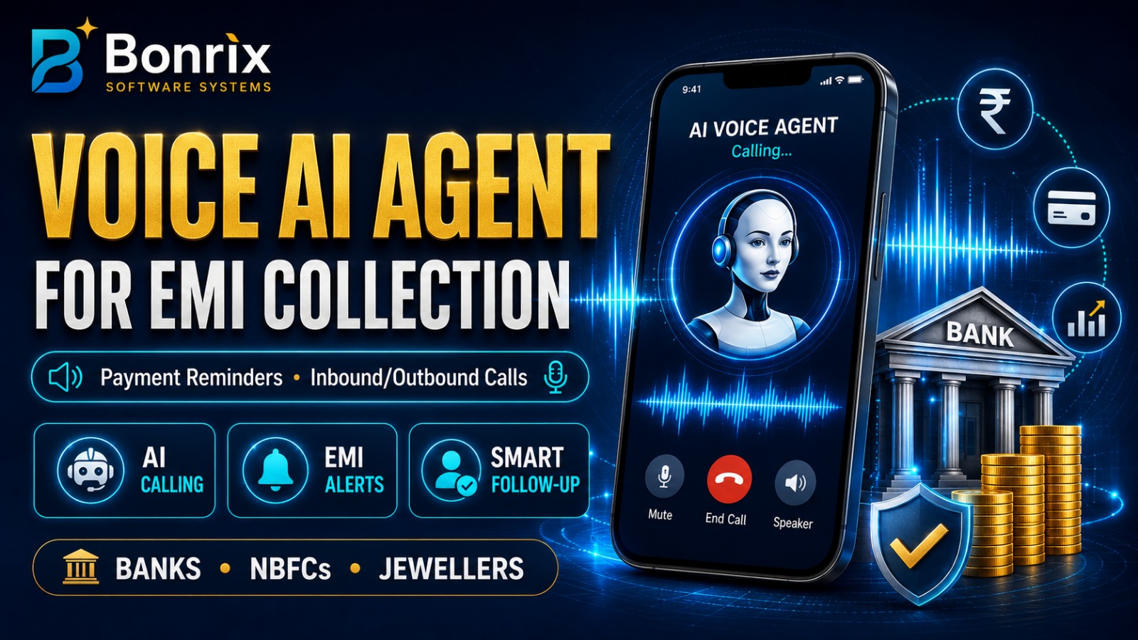 Bonrix Voice AI Agent Dialer for Smart EMI Collection